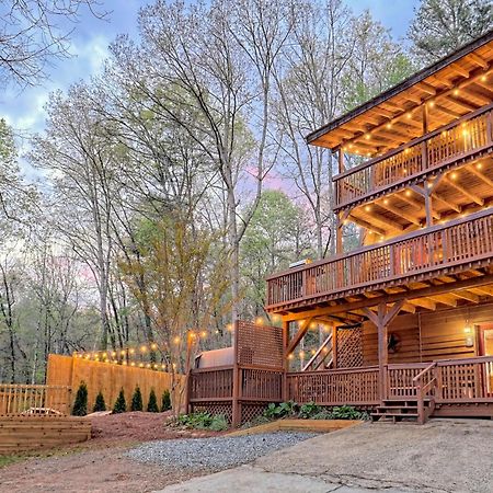 Near Downtown Helen - Hottub, Sauna, Game Room, Fire Pit エクステリア 写真