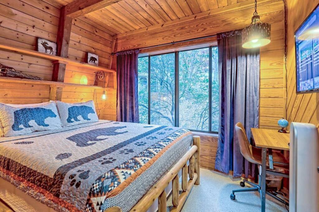 Near Downtown Helen - Hottub, Sauna, Game Room, Fire Pit エクステリア 写真
